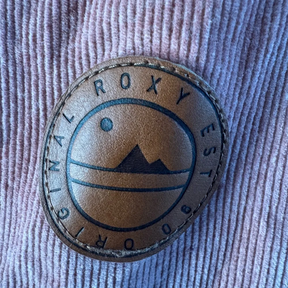 Roxy Pink Corduroy Jacket with Sherpa Lining | Size M - Picture 6 of 8